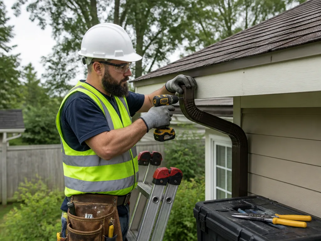Downspout Installation