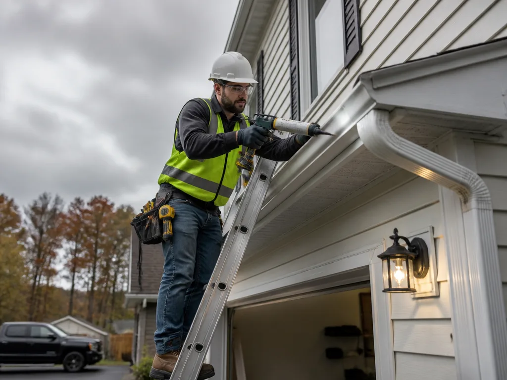 Storm Damage Gutter Repair
